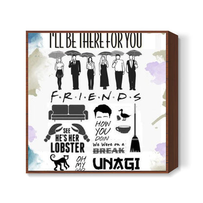 Friends series square prints