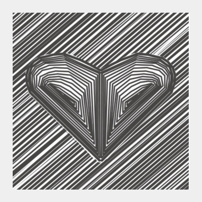 Square Art Prints, heart hart heart Square Art Prints