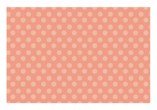 Peach Dots Wall Art
