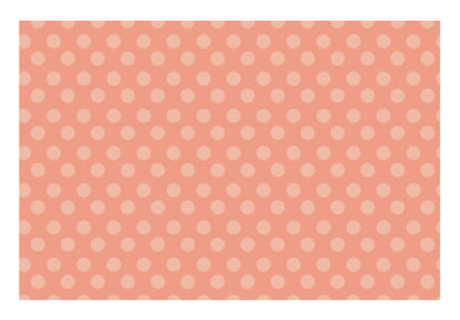 Peach Dots Wall Art