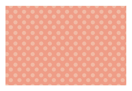 Peach Dots Wall Art