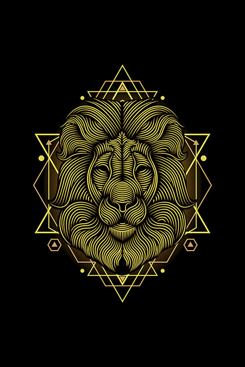 Lion Intricate Artwork