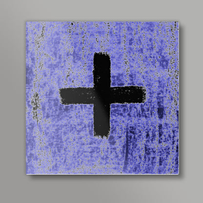 Blue Plus Square Art Prints