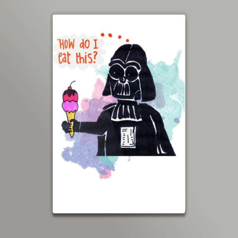 Funny Darth Vader Wall Art