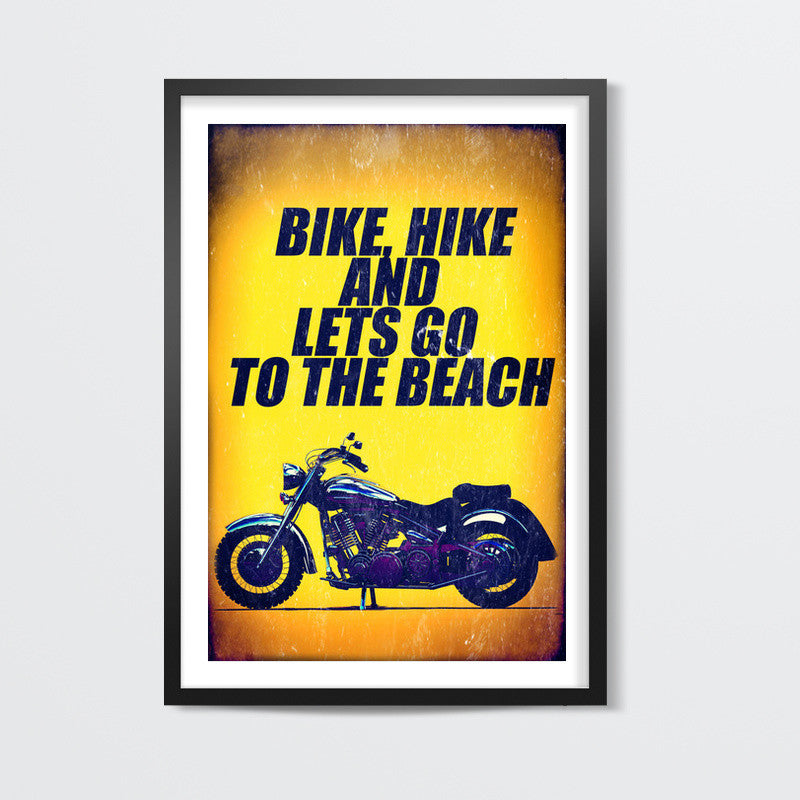 biker Wall Art