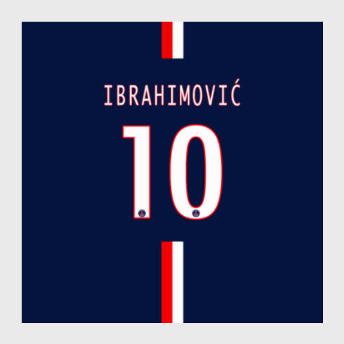 Square Art Prints, Zlatan Lbrahimović instead 10 Artwork