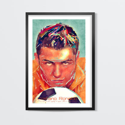 ronaldo fan art Wall Art