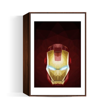 Iron Man Polygonal Wall Art