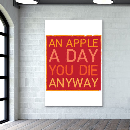 An Apple A Day ! Wall Art