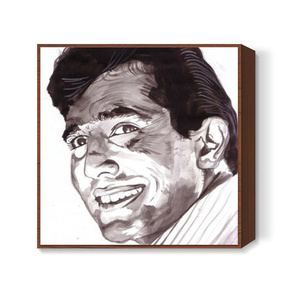 Rajesh Khanna believed that life is beautiful Square Art Prints