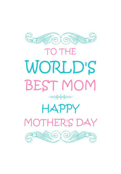 Typography Art The Best Mom Art PosterGully Specials