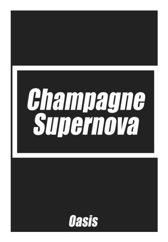 Champagne Supernova  Oasis Art PosterGully Specials