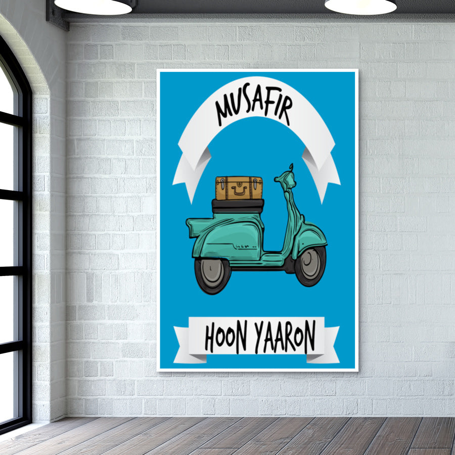 Musafir Hoon Yaroon - Wanderer Wall Art