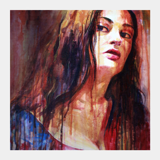 Women Square Art Prints