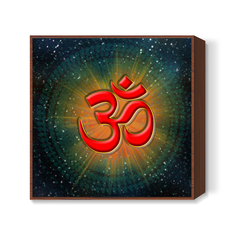 Aum Spirits Om Square Art Prints