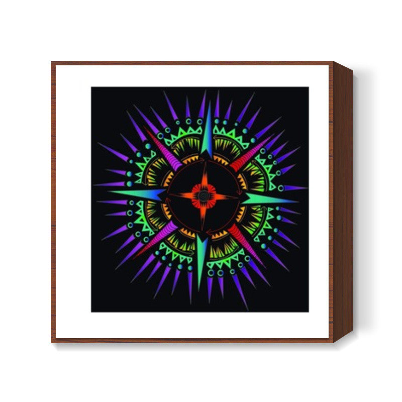 Trippy design  Square Art Prints