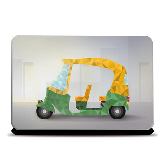 Laptop Skins, Polly art Autorikshaw Laptop Skins