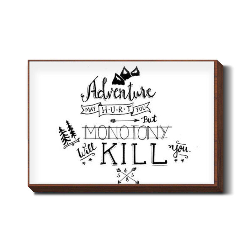 Adventure Quote Wall Art