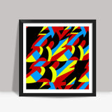 Abstract Colors Square Art Prints