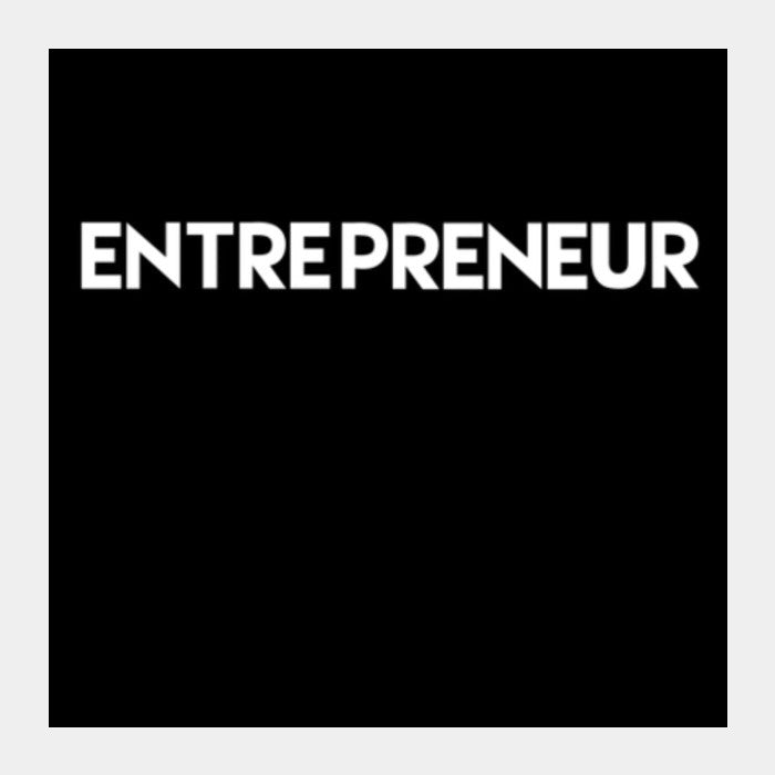 Entrepreneur Black Square Art Prints