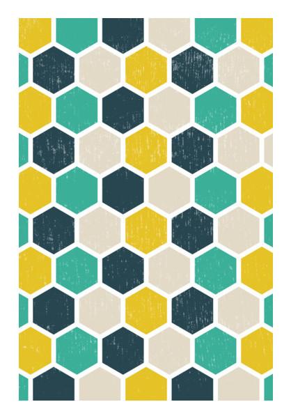 PosterGully Specials, Hexagonal Geometric Wall Art
