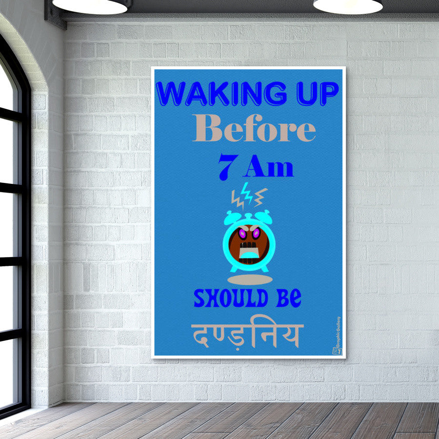 Waking Up Wall Art