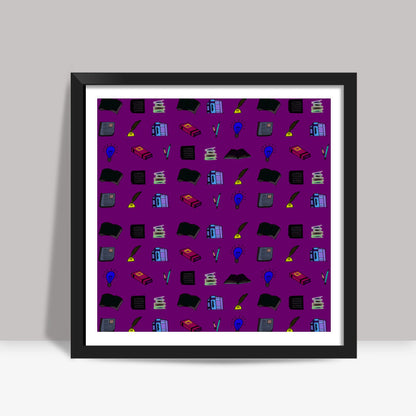 Books and Ideas Square Art Prints