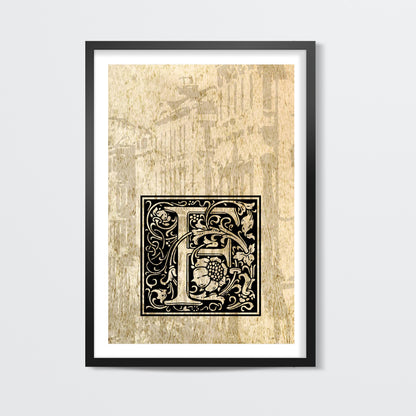 Ornate F Wall Art