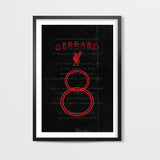 Steven Gerrard 8 , YNWA Liverpool FC