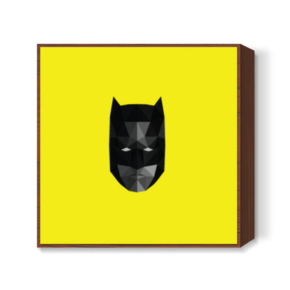 Batman low poly Square Art Prints