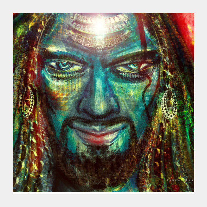 Square Art Prints, Lord Shiva  Square Art Prints