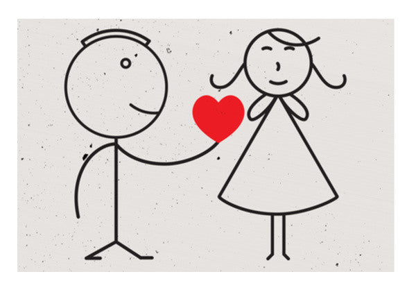 Stick Love Proposal Art PosterGully Specials