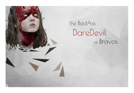 arya stark polygon art daredevil poster maisie williams Wall Art