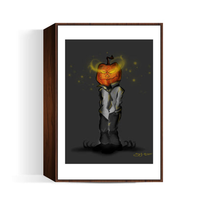 White collar halloween Wall Art