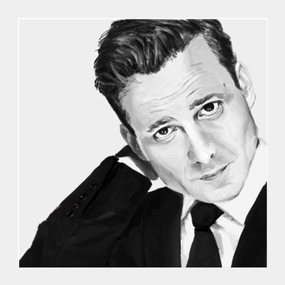 Harvey Specter Square Art Prints