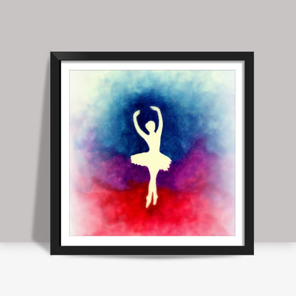 Ballerina | Dance | Music  Square Art Prints