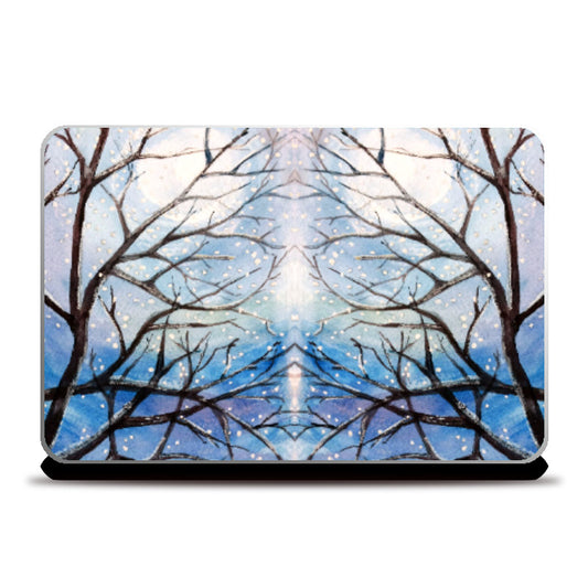 Laptop Skins, Winter Tree Branches Laptop Skin l Artist: Seema Hooda, - PosterGully