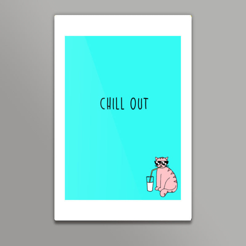 Chill Out Cat Wall Art