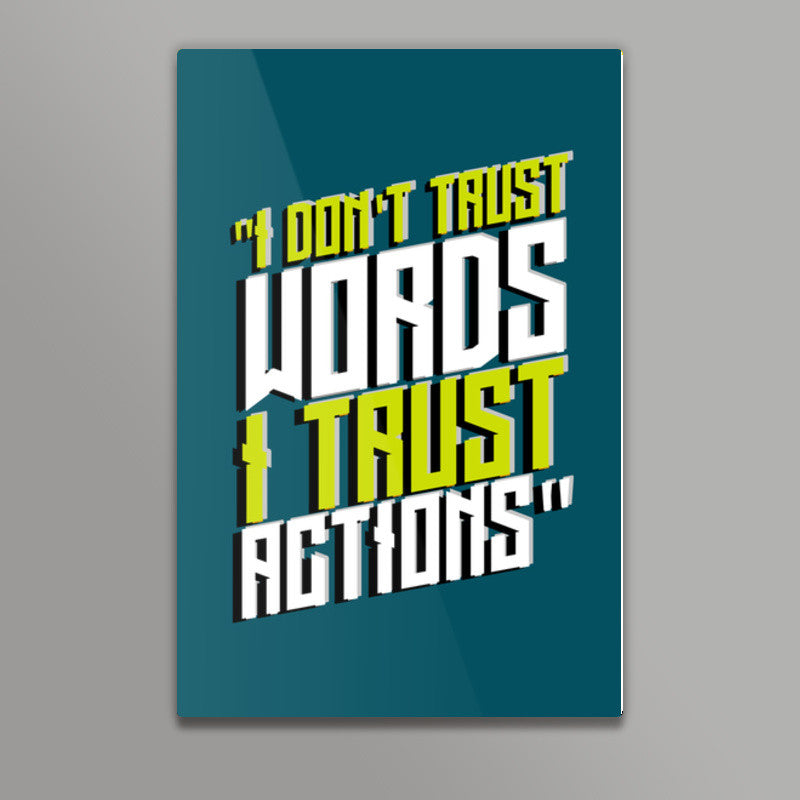 Actions Wall Art