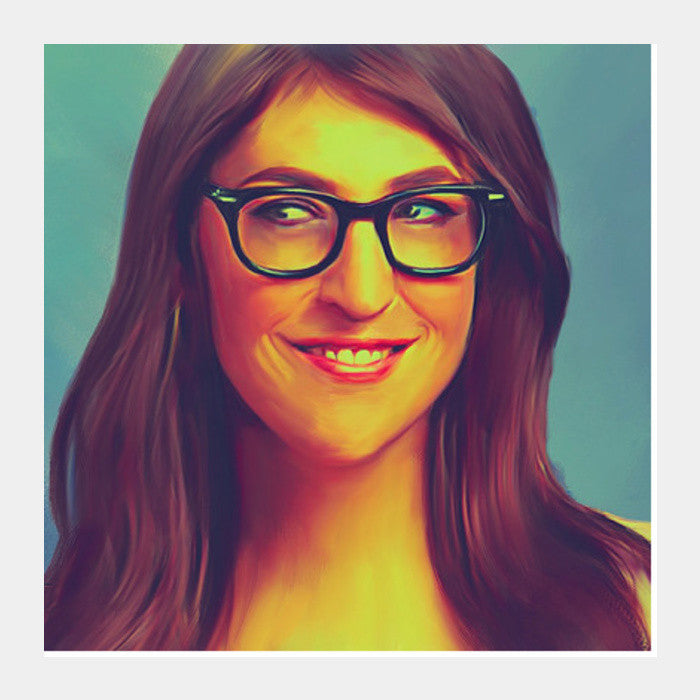 Mayim Bialik Square Art Prints