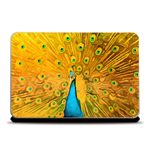 Laptop Skins, The Golden Peacock Artwork Laptop Skins