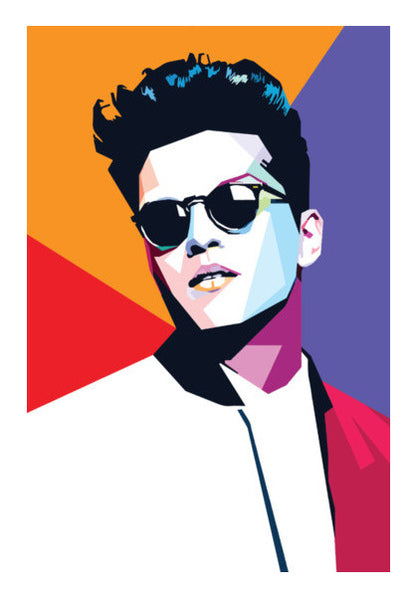 Wall Art, Bruno Mars Minimal Design Wall Art