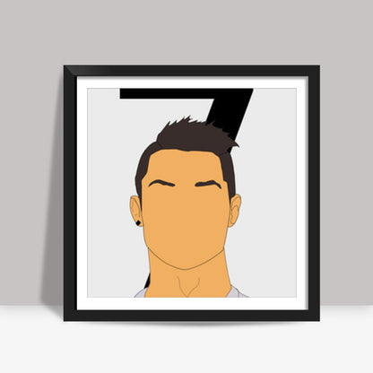 Cristiano Ronaldo 7 | Real Madrid | Football Square Art Prints