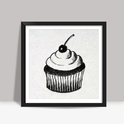 Cupcake Square Art