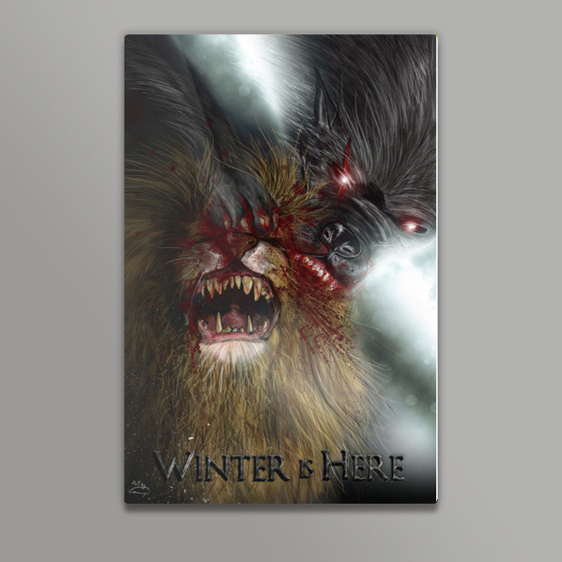 Winter is here Wall Art