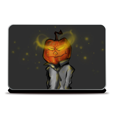 Laptop Skins, White collar halloween Laptop Skins