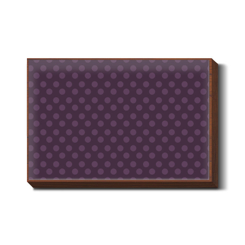 Purple Dots Wall Art