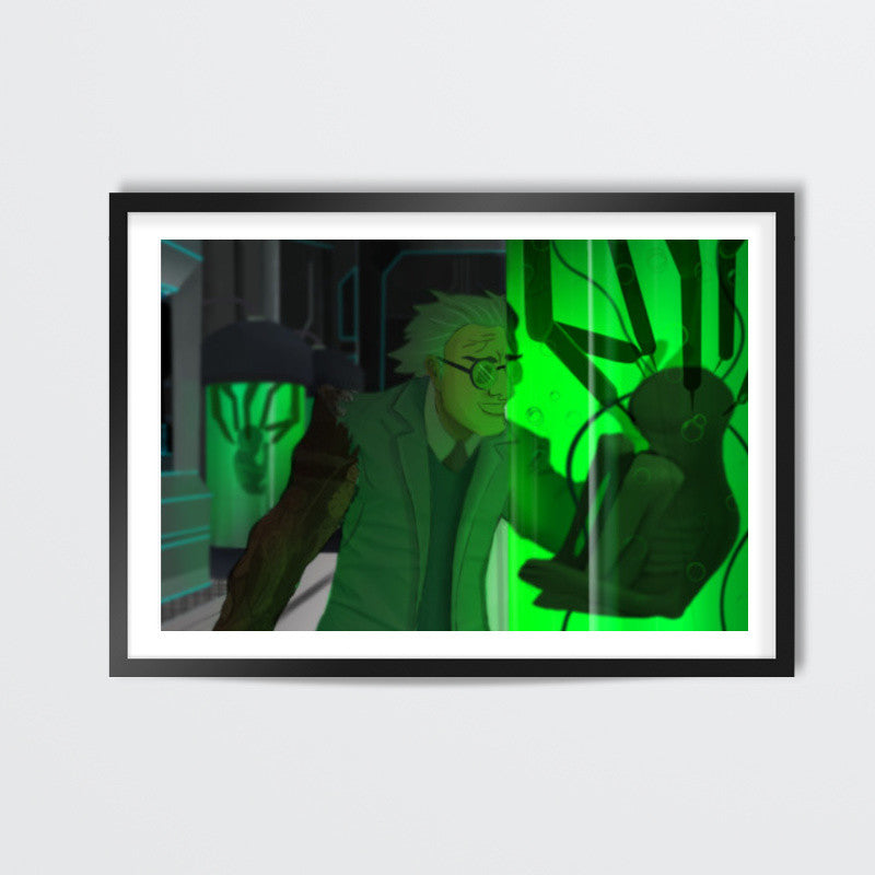 mad scientist Wall Art