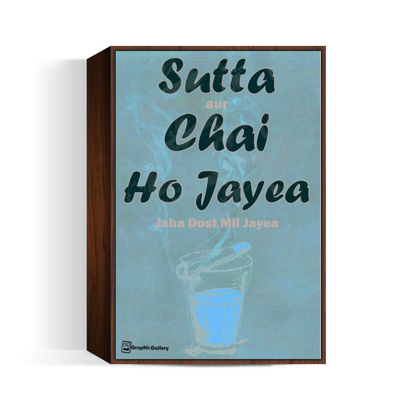 Sutta Aur Chai Wall Art