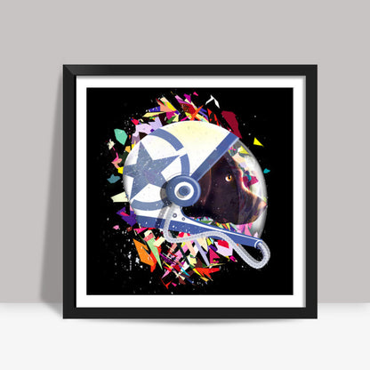 astro dog Square Art Prints